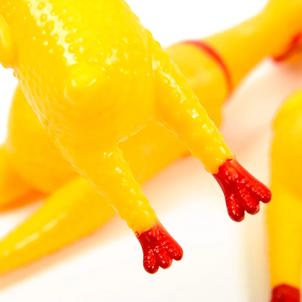 Hoopet игрушка для собаки визжающая желтая резина курица собака мальчик дети звук