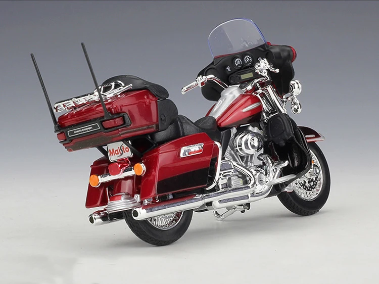 Maisto 1:18 2013 FLHTK ELECTRA GLIDE Ультра ограниченный темно-синий Diecasts модель Коллекция велосипедов с коробкой