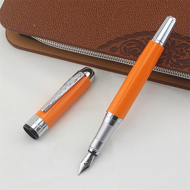 Jinhao 250 черный Золотой резьба перьевые ручки высокого качества Nib Роскошные чернила офисная деловая Ручка высокого класса студенческий подарок перо ручка