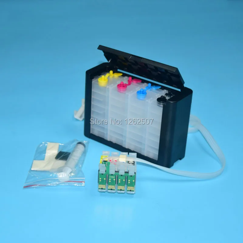 

Europe T34XL Ciss System With ARC Chip For Epson WorkForce Pro WF-3720 WF-3725 WF 3720 3725 T3471-T3474 Printer