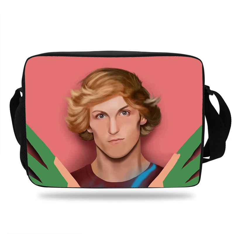 Maverick Logan/сумка мессенджер с логотипом Logan Paul модная повседневная сумка школьная