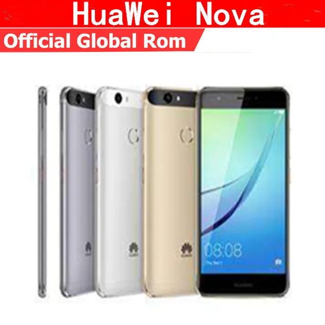 HuaWei Nova 4G LTE мобильный телефон Восьмиядерный Android 6 0 экран 5 дюйма 4 Гб ОЗУ 64 ПЗУ|android