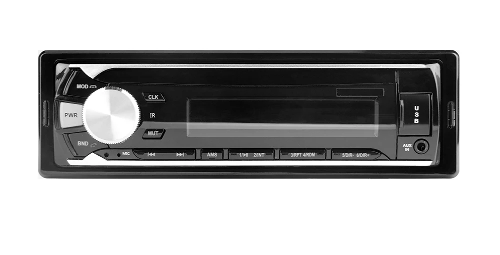 Bluetooth Авторадио 1 din автомагнитола 12 в автомобильный стерео usb аудио mp3 рекордер fm sd aux вход oto teypleri Автомагнитола Автомобильный плеер