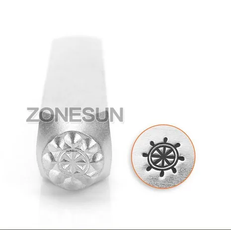 4 7mm ZONESUN твердость регулируемые украшения Пряжка хит штамп инструмент кольцо браслет серьги стальной пробойник форма для выпечки - Цвет: 4 7mm