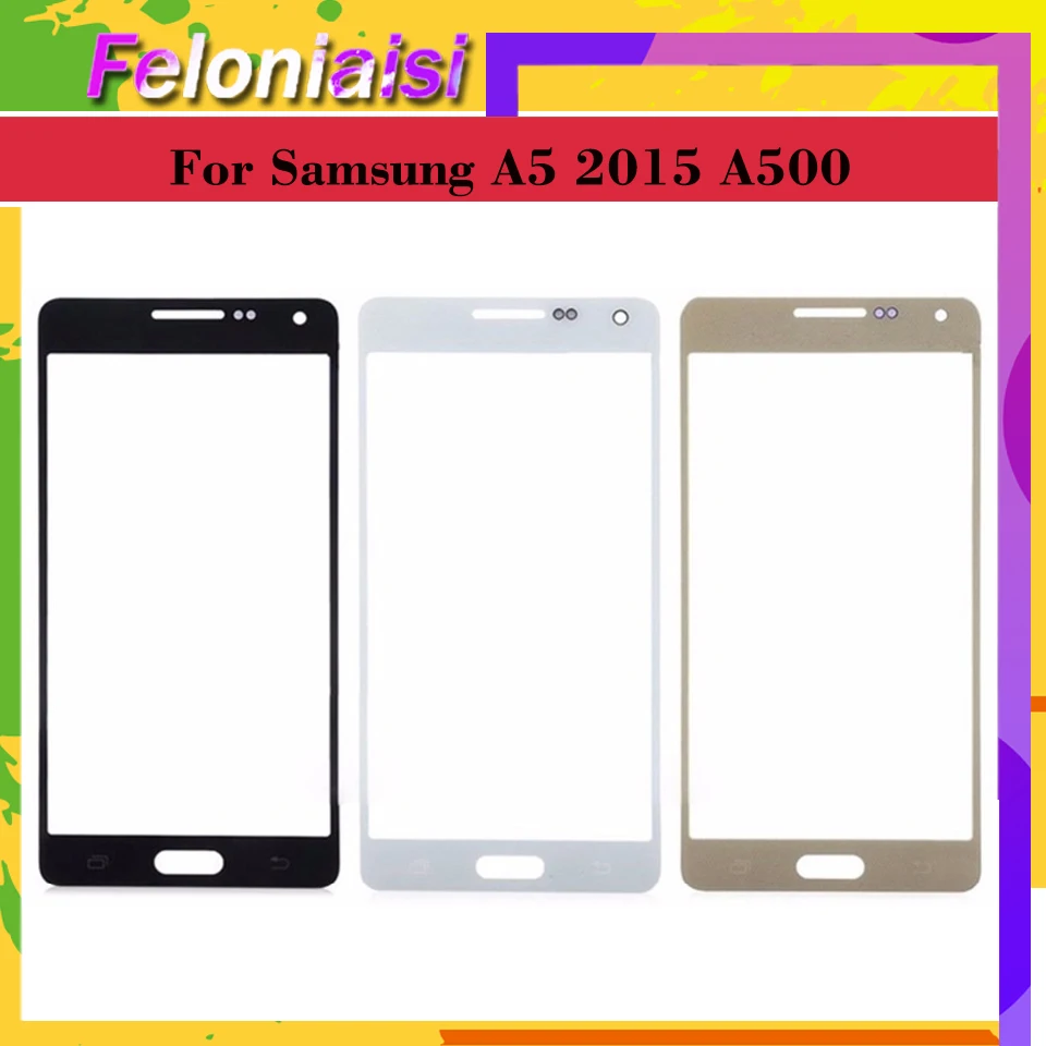 Сенсорный экран для Samsung Galaxy A5 2015 A500 A500F A500FU A500M A500Y A500FQ передняя стеклянная панель