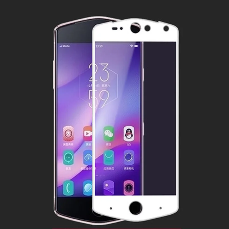 2 шт ультра тонкий протектор экрана закаленное стекло для Meitu M8S M 8 S полный экран