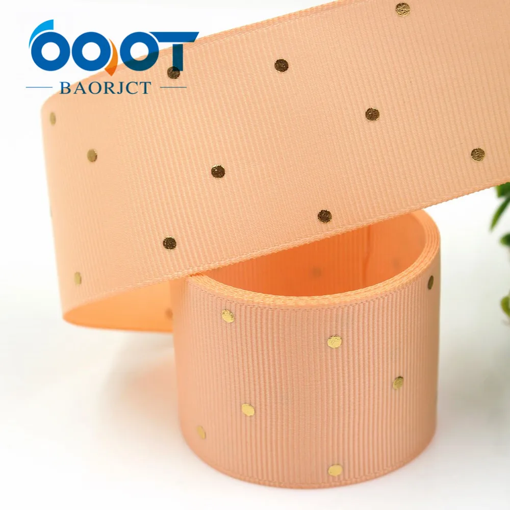 OOOT BAORJCT I-19407-862, 38 мм, 10 ярдов сплошной цвет точка горячего тиснения корсажные ленты, лук колпачок DIY аксессуары украшения