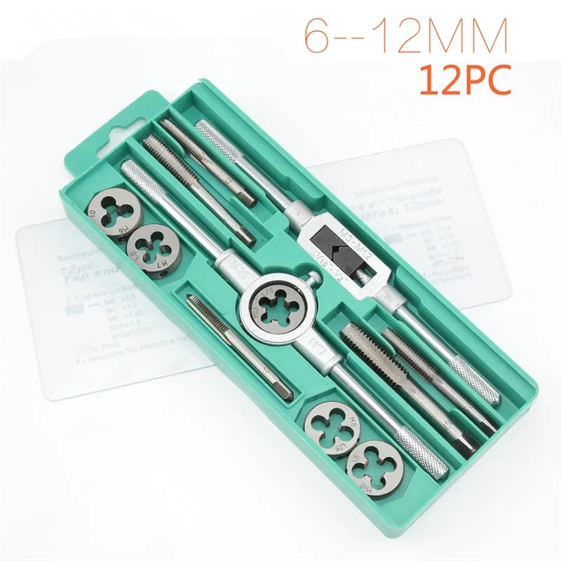 Набор метрических заглушек для меток и гаечных ключей M3 ~ M12 M6 M12|die wrench|tap wrenchscrew thread