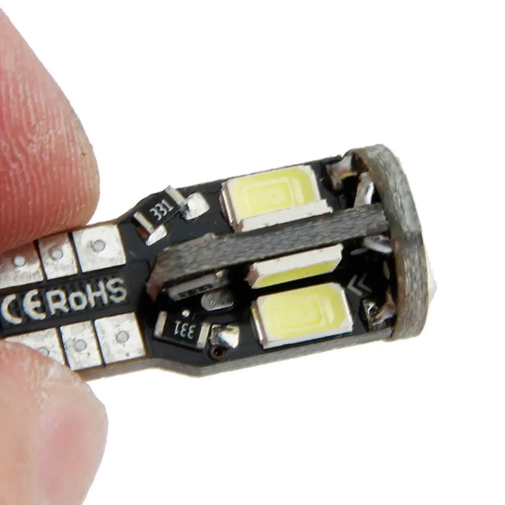Универсальная автомобильная 12В T10 10smd 5630 SMD светодиодный номерного знака