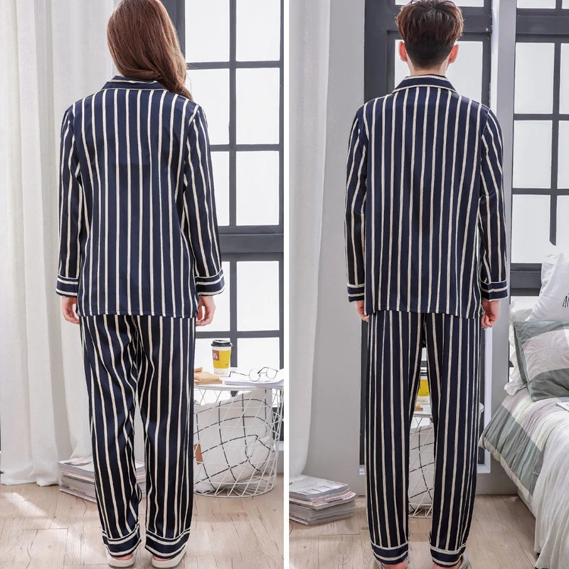 Smmoloa Полосатая Шелковая пара пижамы атласная пижамы|silk pyjamas|pyjama setsleepwear set |