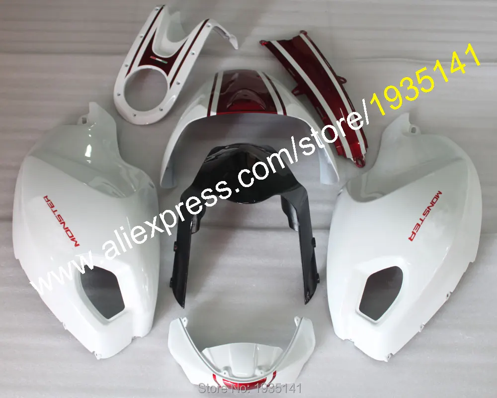 

Модные мотоциклетные детали для Ducati 696 796 795 2009 2010 2011 2012 M1000 M1100 обтекатель (литьё под давлением)