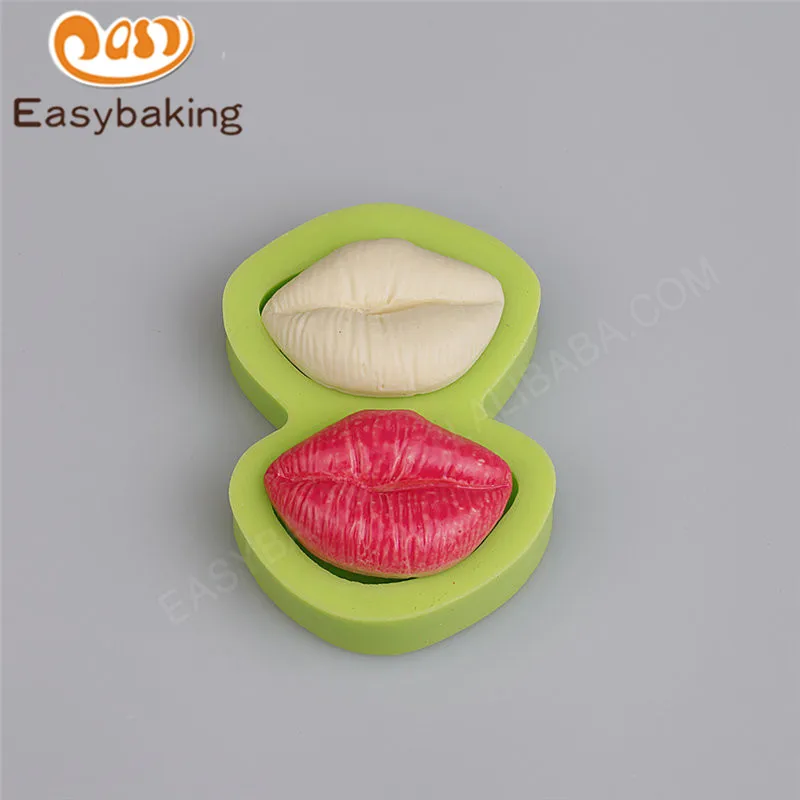 1 шт. Соблазнительная форма для пирожных губ силиконовая помадка свадебная