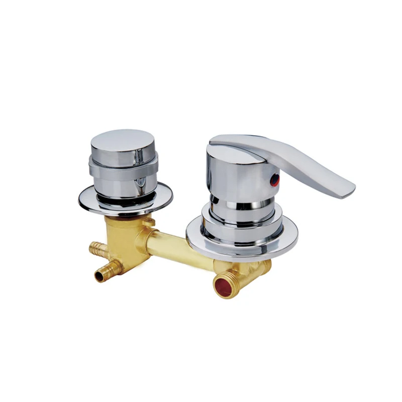 Настенный латунный душевой кран MTTUZK 2/3/4/5 выхода для воды медный винт или медная