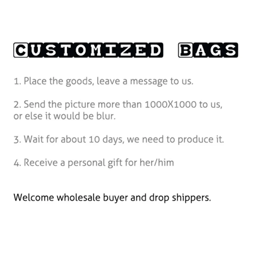 3D Индивидуальные с собственным логотипом женские пользовательские продукты для подарка на день рождения большие сумки Tote Повседневная женская сумка на плечо
