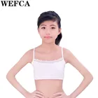 Детское дышащее мягкое кружевное нижнее белье для подростков, нижнее белье для девочек-подростков