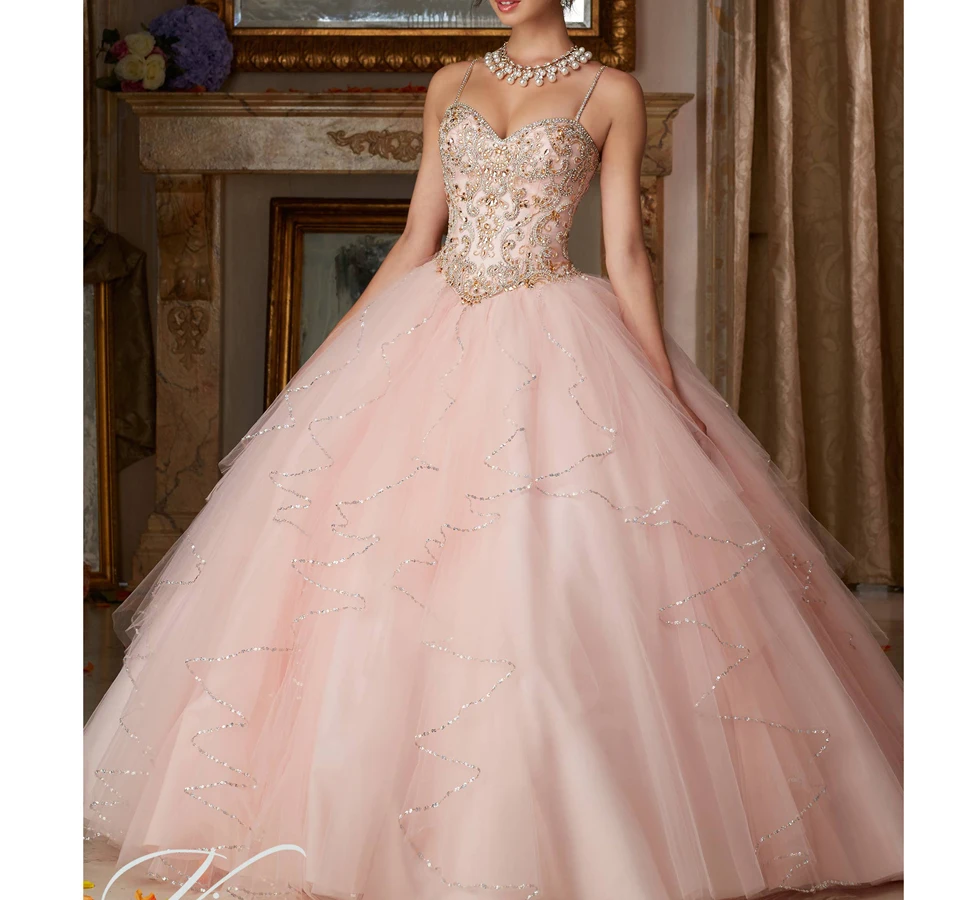 Спагетти ремни блестки бисером аппликации Кристаллы с курткой vestidos 15 anos quinceanera пышные платья бальное платье