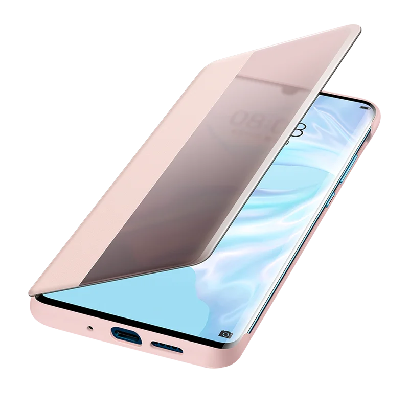 Чехол Funda со склада huawei P30 Pro оригинальный официальный кожаный флип чехол для