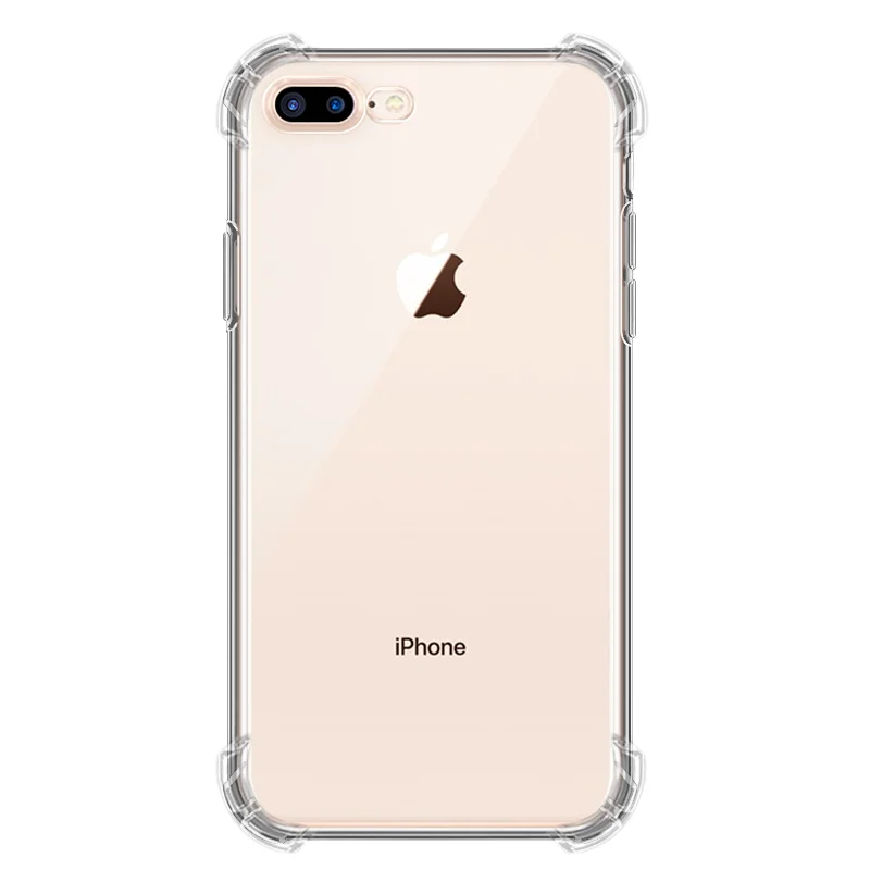 Силиконовый чехол для iPhone 7 Plus 8 6 6S Plus 5 5S SE мягкий прозрачный чехол для iPhone 11 Pro XS MAX XR 9 10 Funda - Цвет: toum