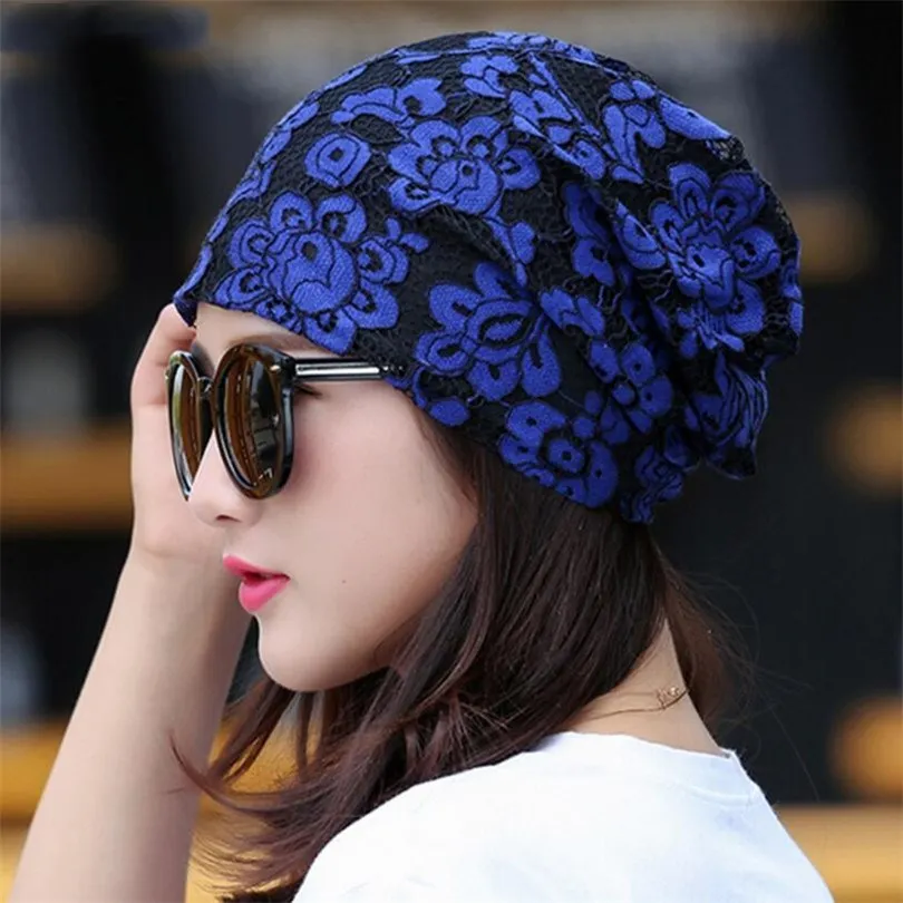CUHAKCI шапки женские теплые вязаные шапки женские зимние Skullies кружевная жаккардовая шапочка новая осенняя теплая шапка женские модные розовые черепа