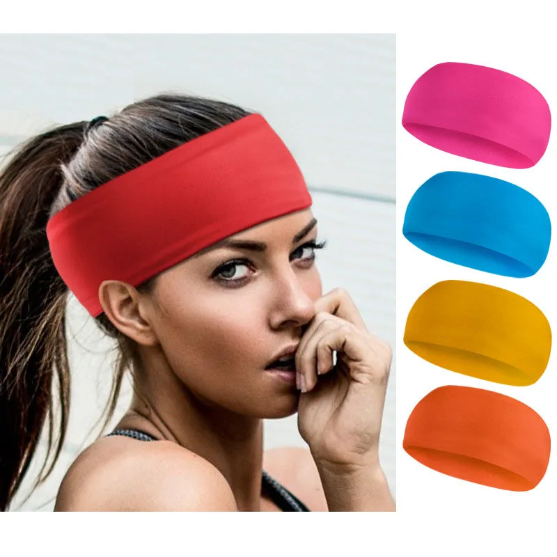 Пот оголовье мужчин бейсболки head Женщины Эластичный Йога работает Фитнес Группа