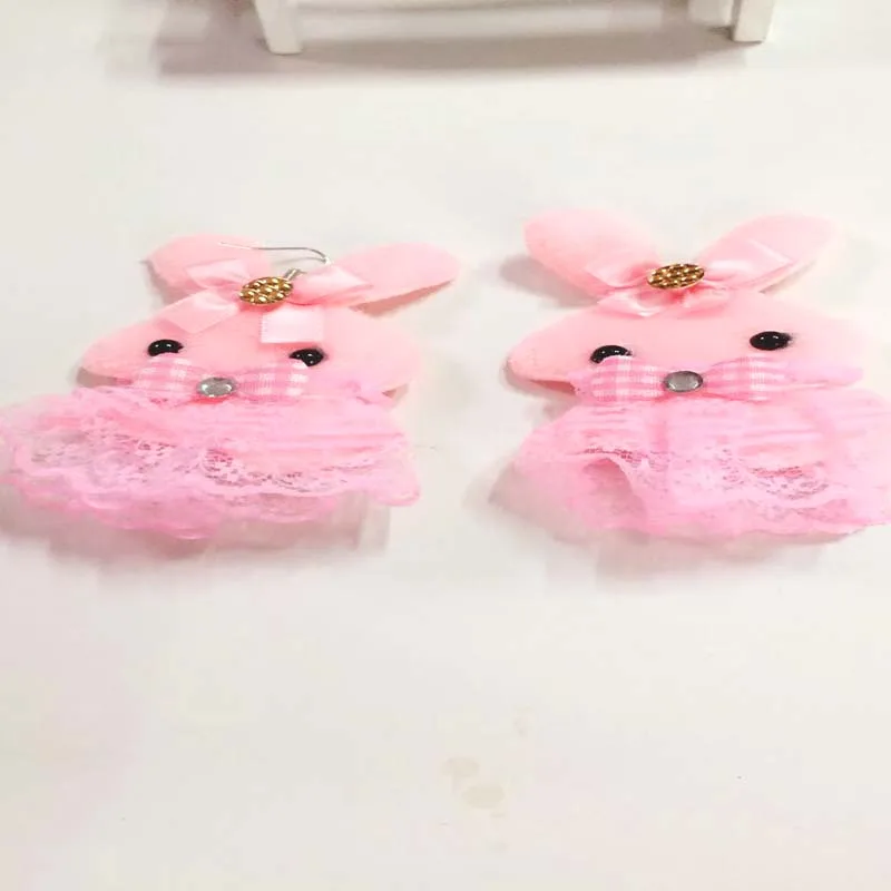 Женские серьги ручной работы в богемном стиле с изображением кролика | Украшения