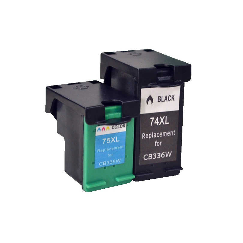 Для HP 74 XL 4 шт. XiongCai совместимый Фотофон 75 Photosmart C4200 C5200 Officejet J5780 C4280 C4345 C4380 C4385 |