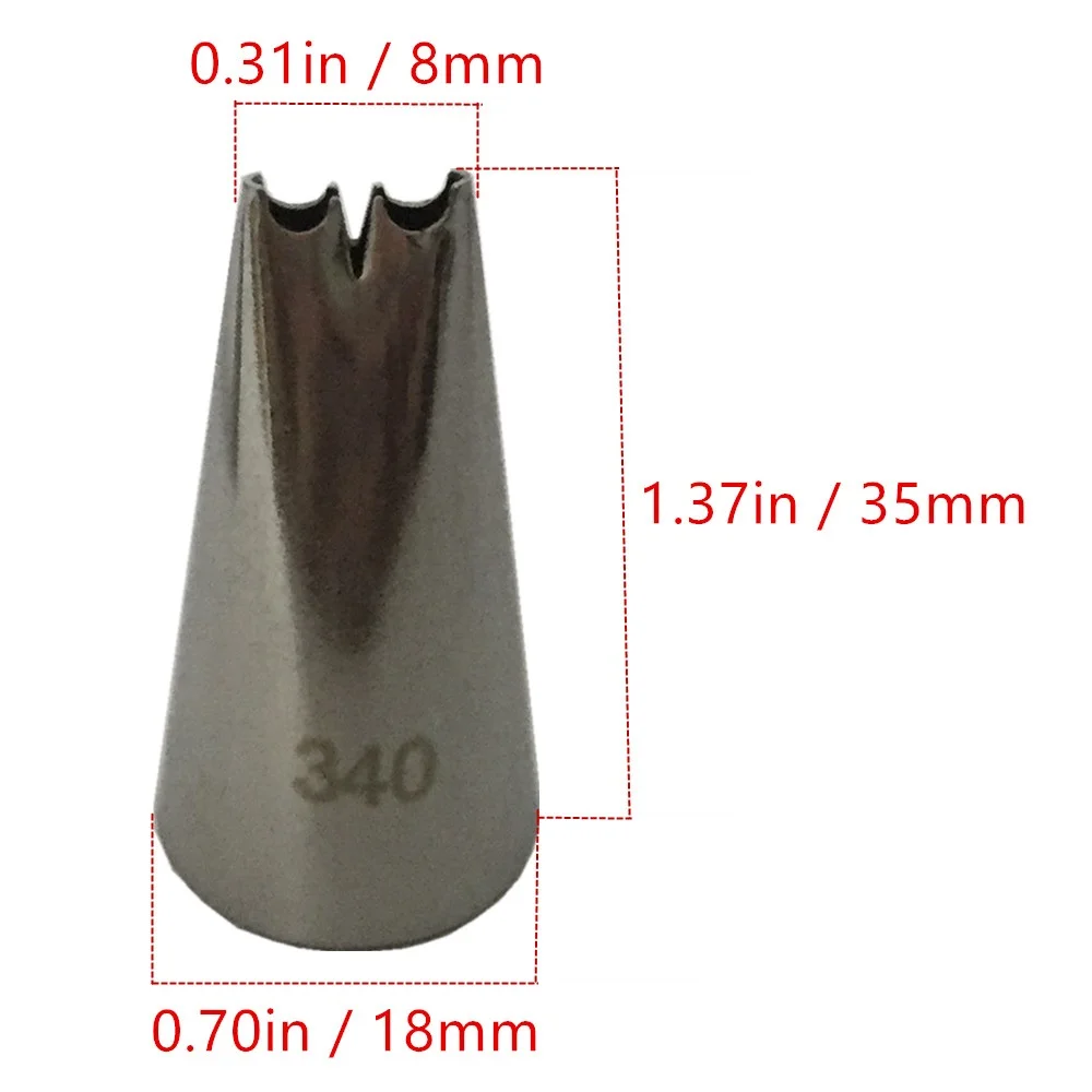 Кондитерские насадки для крема из нержавеющей стали 4 шт./компл. | Дом и сад