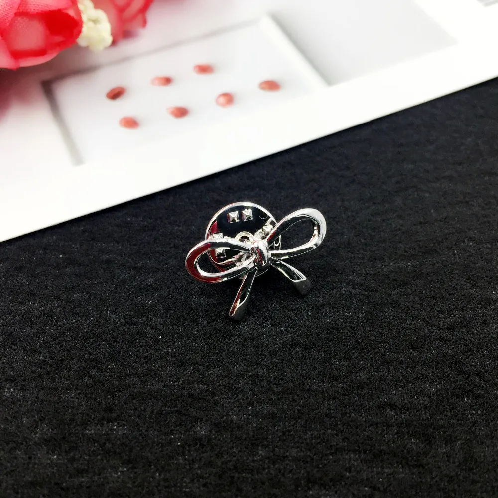 New Vintage Bowknot Brooches for Women Men Fashion Small Brooch Hat Scarf Lapel Pins Romantic Jewelry Gift Accessories | Украшения и