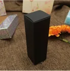 2*2*7,1 см, 150 шт.лот, черная крафт-бумага, упаковочная коробка для помады, духов, косметики, кремов для губ, вечерние подарочные бумажные коробки