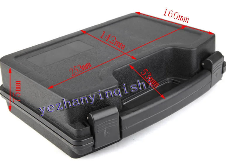 ABS кейс для пистолета тактический Жесткий Пистолет Чехол оружия Мягкая пена