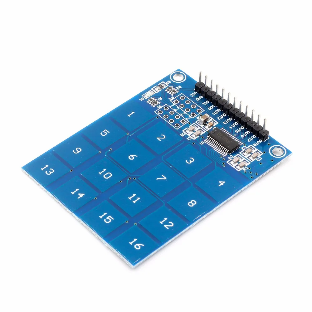 16 способов Φ TTP229 Capactive Touch Switch цифровой датчик IC модуль плата пластина 49 3 мм * 64 5