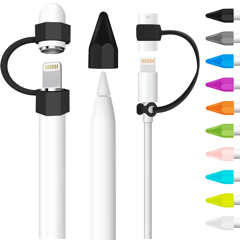 Оптовая продажа силиконовый чехол с защитой от потери держатель наконечником