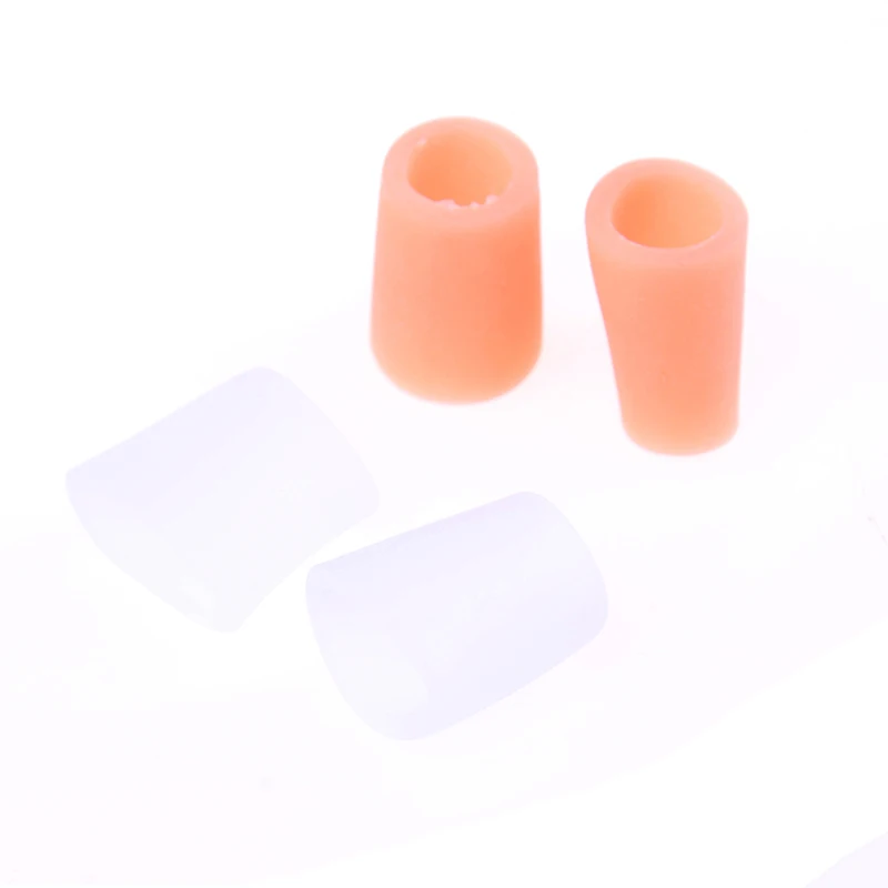 

2pcs Silicone Gel Cover Hallux Valgus Toe Bone Valgus Corrector Finger Toe Protector Foot metatarsal Gel Protector