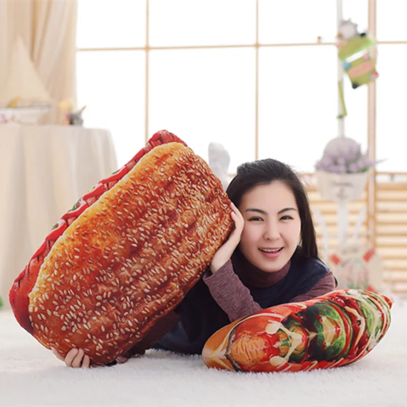 

8 Styles Simulation Cookies&Pizza Plush Nap Pillow Stuffed Funny Food Shape Toys for Children & Kids Creative Soft Cushion Gift