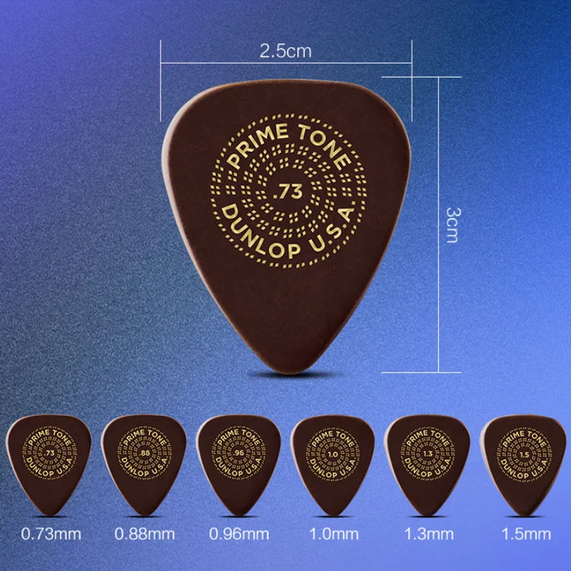 1 шт. основной тон Стандартный Dunlop гитарный выбор s скульптурная форма и Primetone