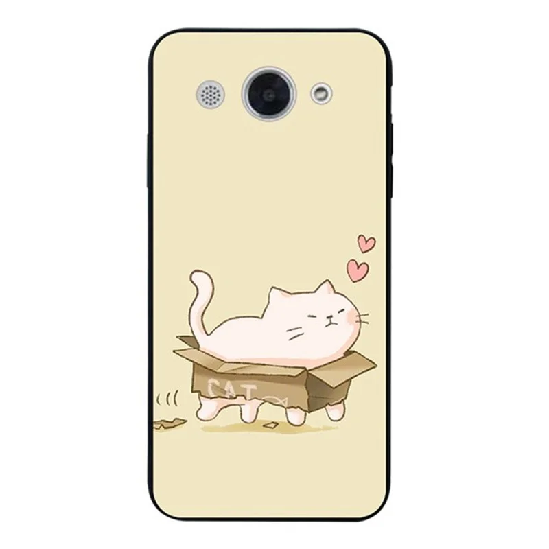 Мягкий силиконовый чехол из ТПУ с рисунком кота для Huawei Y3II Y5II Y6II Y3 Y5 Y6 Y7 Y9 Prime 2017 2018