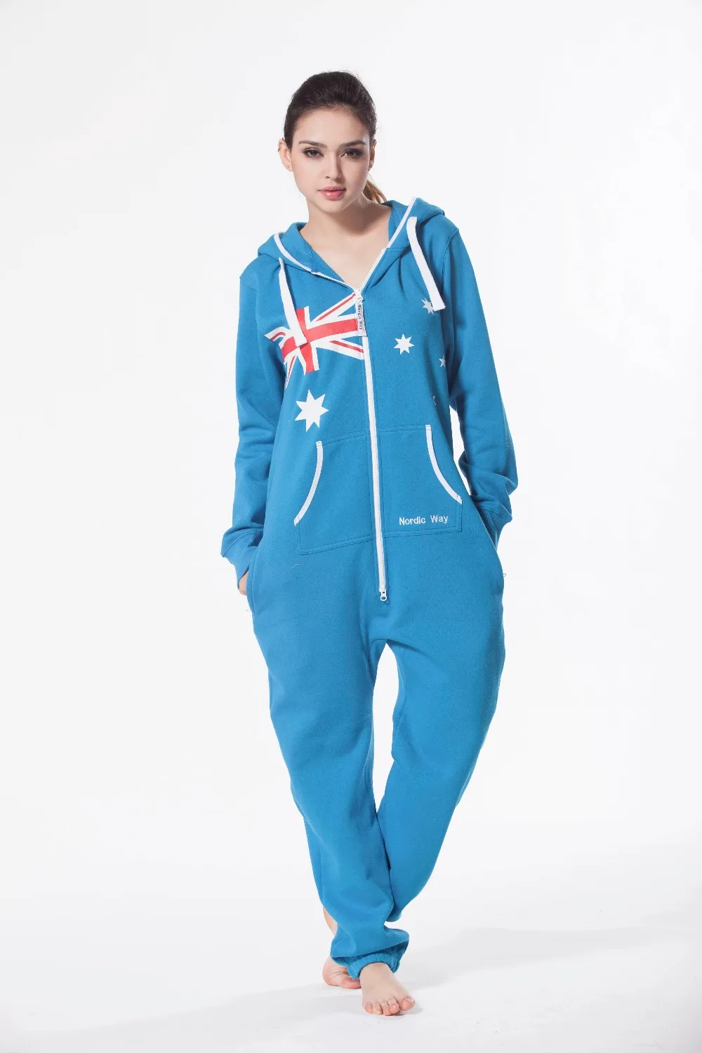 Комбинезон с принтом звезд в скандинавском стиле унисекс женский комбинезон