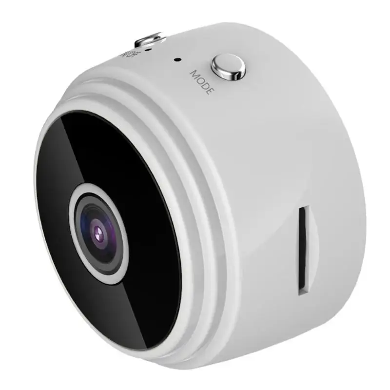 Оригинальная V1 PRO P2P IP мини камера Wi-Fi камера FULL HD 4K 1080P ночное видение датчик движения CMOS регистратор видеокамера Micro - Цвет: Белый