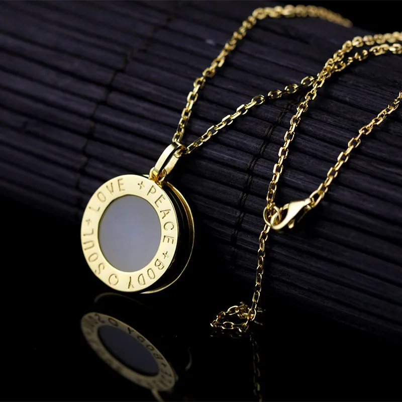 Женское Ожерелье L & P ожерелье с подвеской из серебра 925 пробы золотым