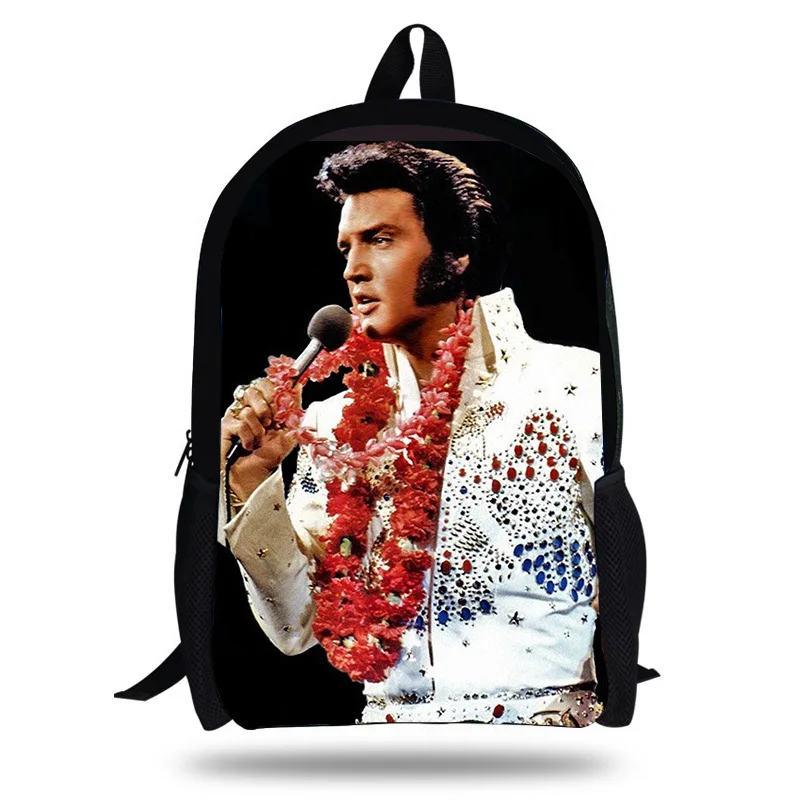 Детский рюкзак с 3D принтом kolleg Singer Elvis Presley дорожный школьный Mochila для подростков