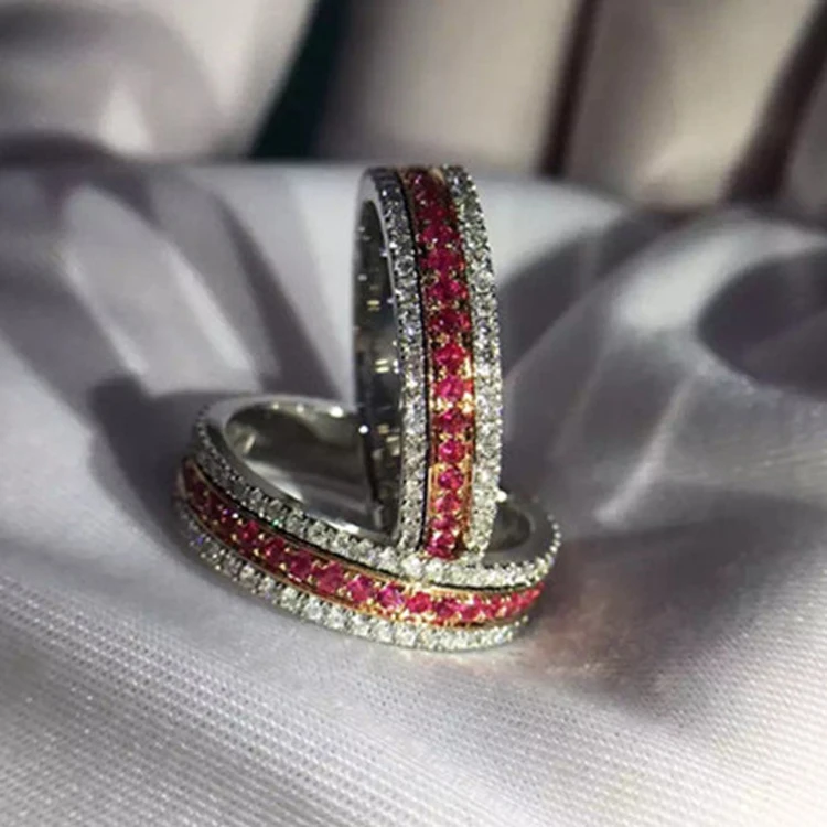LASAMERO сертифицированное натуральное бриллиантовое кольцо акценты 18k золото