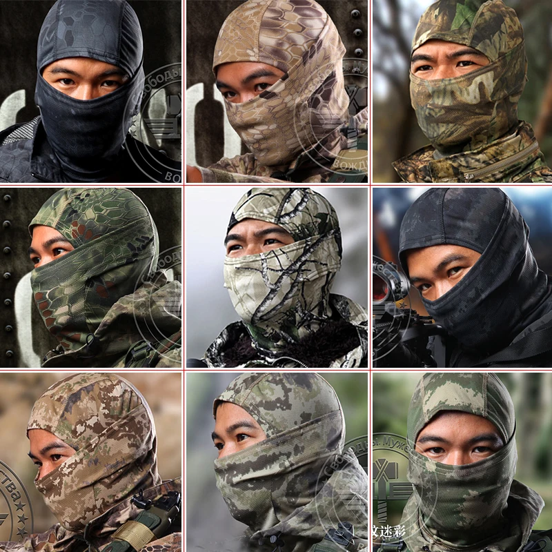 Камуфляжная Балаклава Cs Go военная армейская камуфляжная тактическая охотничья