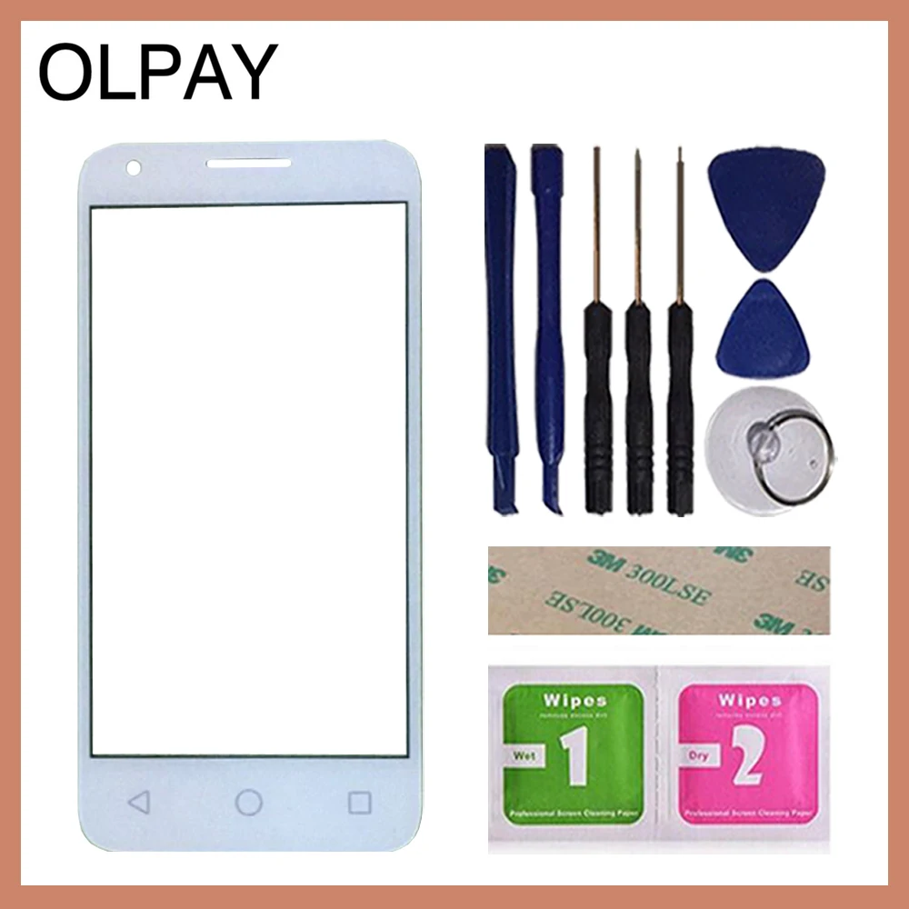 4 5 &quotпередняя внешняя стеклянная сенсорная линза для Alcatel One Touch Pixi 3 4.5 4027D 4027X 5017