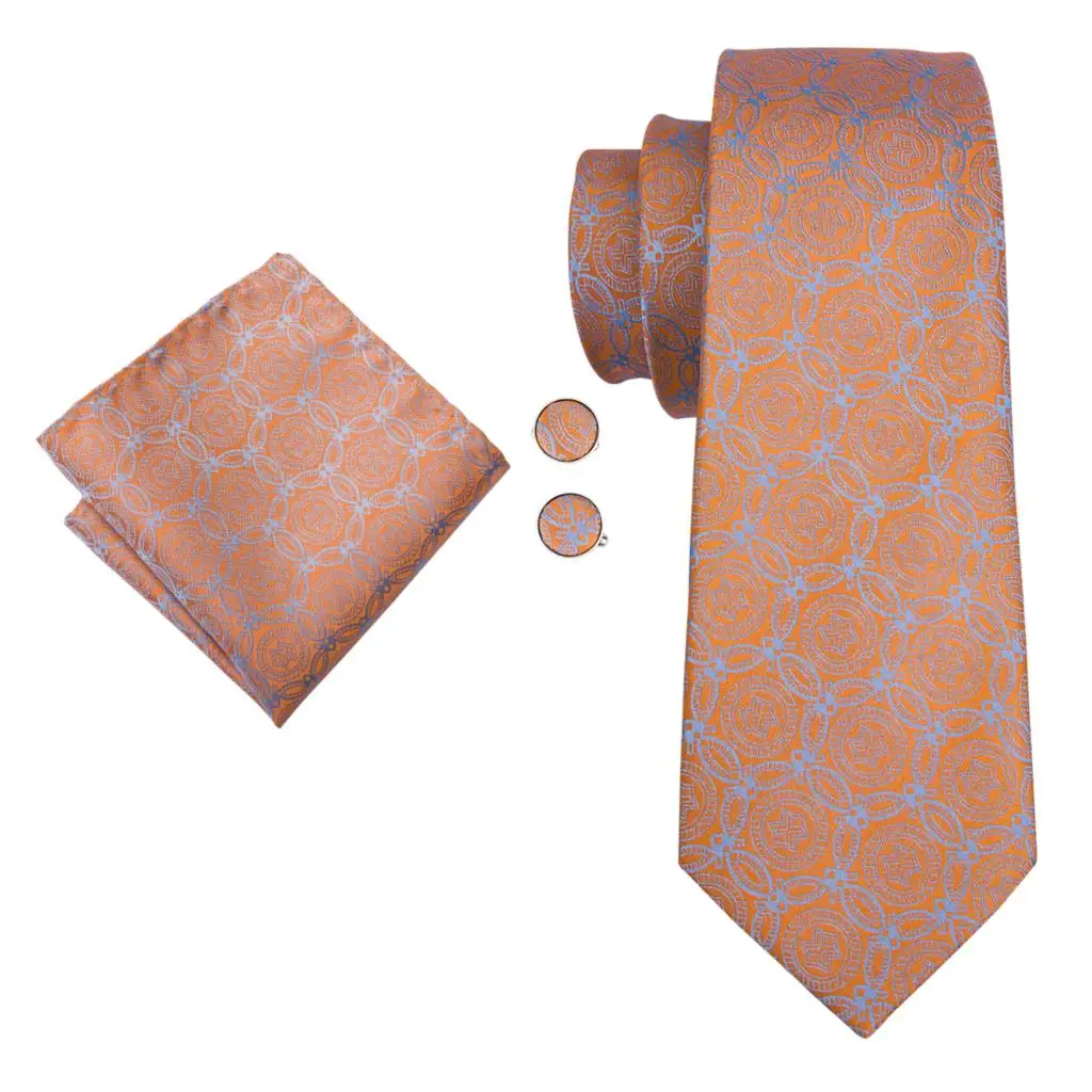 Hi Tie 2018 горячая Распродажа 100% шелк новый жаккардовый семейный набор для мужчин