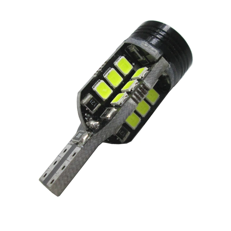 2 шт. T10 T12 T15 W16W 25LED 850LM 12VDC 6000K CANBUS без ошибок Высокая мощность задние фонари зазор