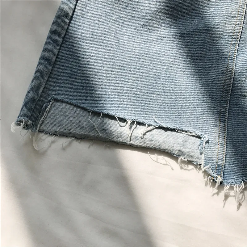 Женская джинсовая юбка-карандаш асимметричная облегающая мини-юбка на пуговицах