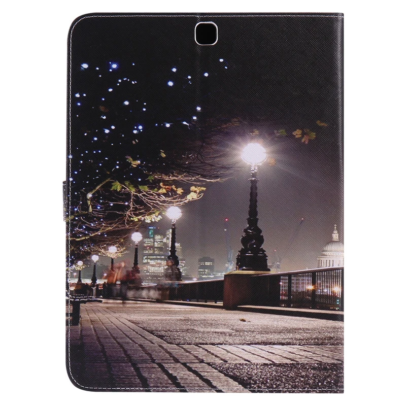 Чехол для планшета Samsung Tab S2 9 7 чехол SM-T810 T815 T813 T819 принтер чехол-портмоне из