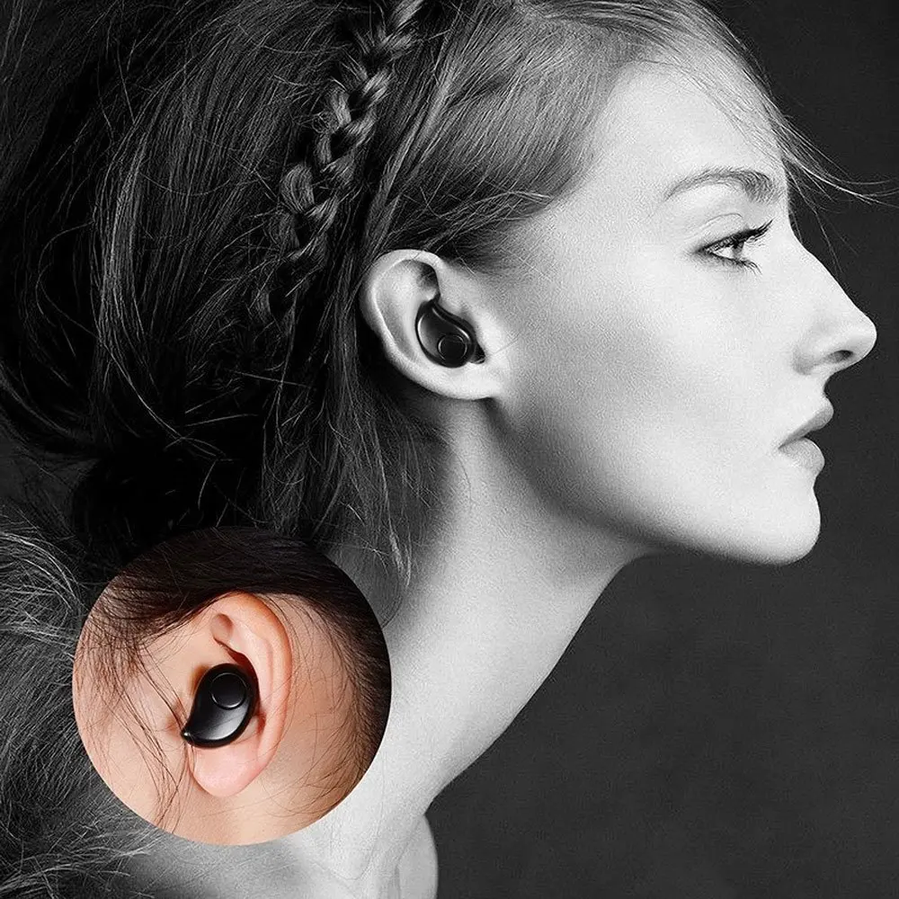 S530 Plus мини беспроводные Bluetooth наушники невидимые с шумоподавлением микрофоном