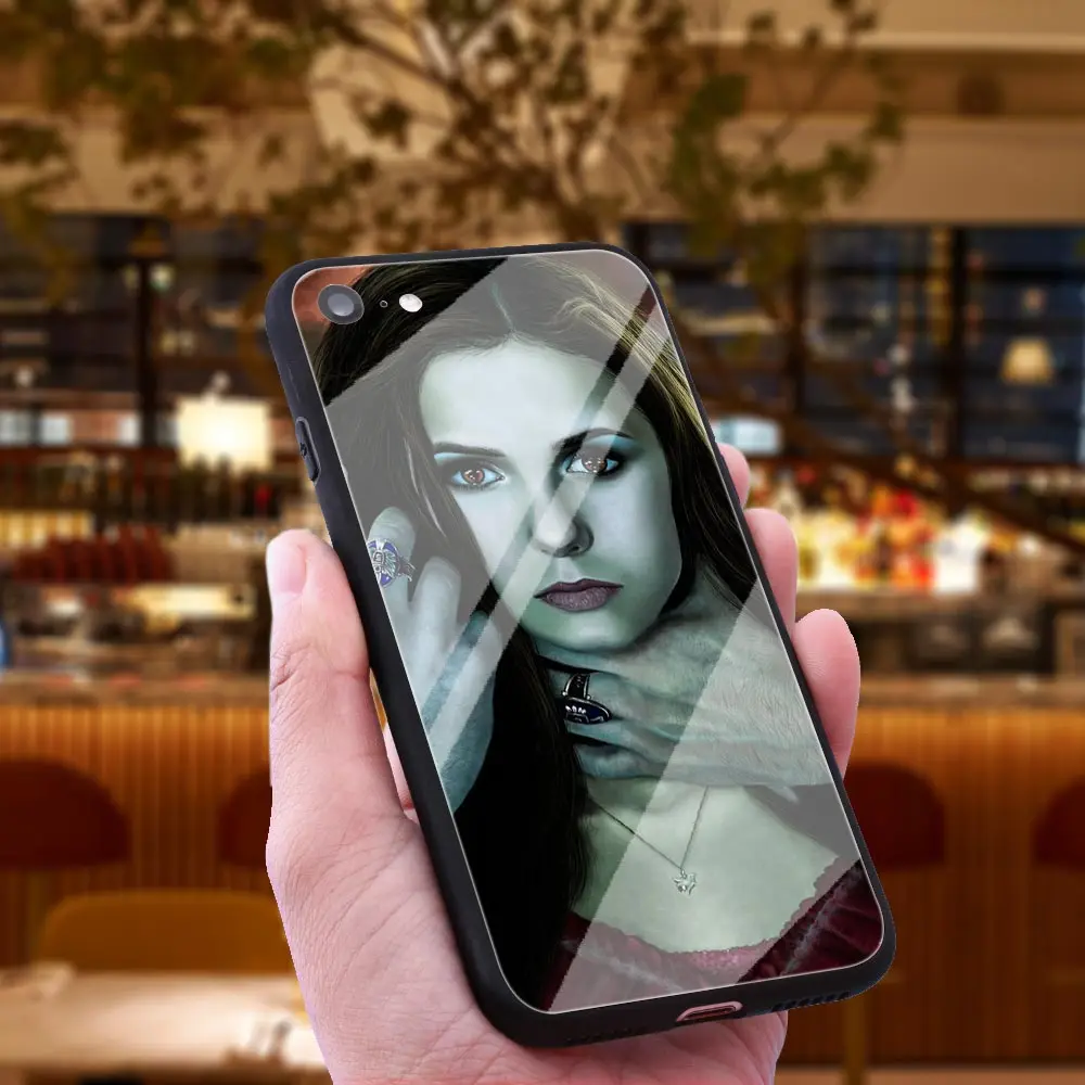 WEBBEDEPP Дневники вампира чехол из закаленного стекла для телефона Apple iPhone Xr Xs Max X или