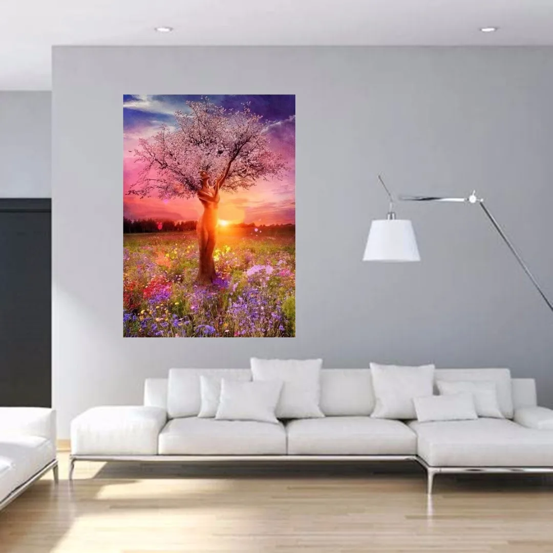 Набор для рисования по номерам цифровая масляная краска льняной холст сказочное